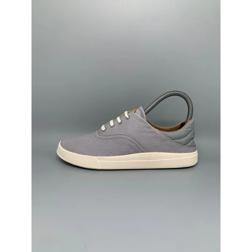 OluKai Kohu Fog Fade Gray Canvas Sneakers 20516-DWDW Women's Sz 7